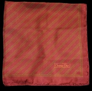 Vintage Christian Dior pocket square